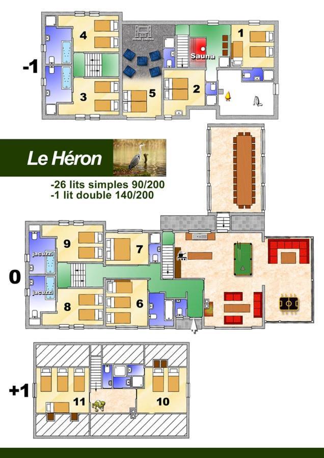 Le Heron 28Pers, Malmedy- Home Cinema, Balneo, Sauna, Jardin Eksteriør billede